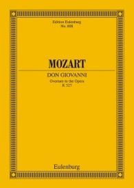 Mozart: Don Giovanni KV 527 Overture to the Opera Study Score) published by Eulenburg